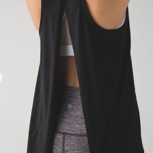 Black Lululemon All Tied Up Tank